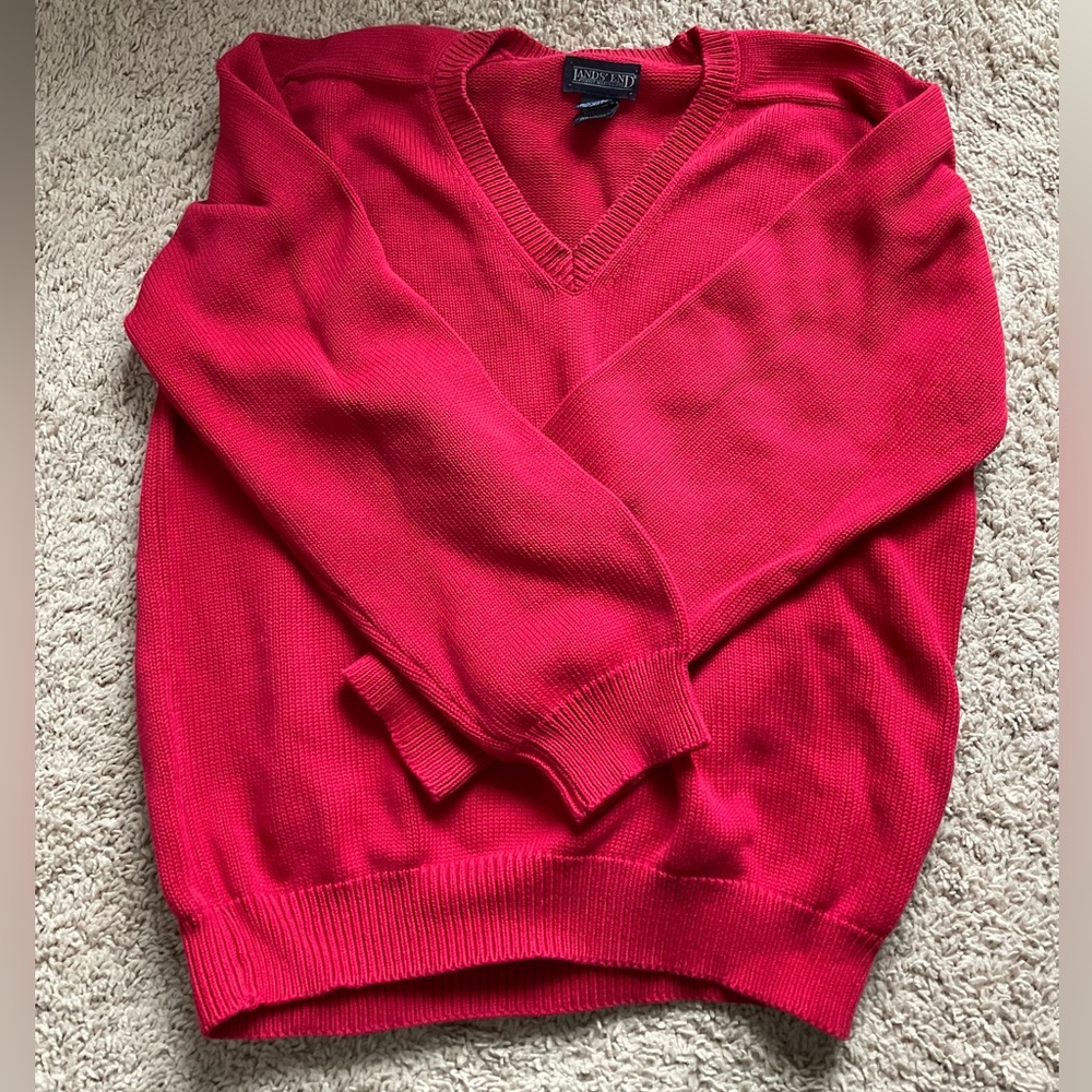 Land’s End Men’s V-neck Sweater